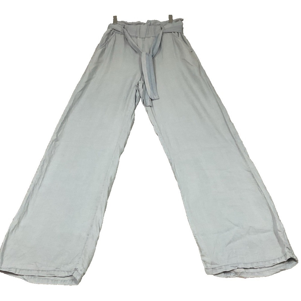 Thread and Supply Paperbag Sky Blue Wide Leg Pants Women's Medium
